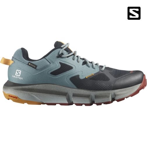 Tênis De Caminhada Salomon Predict Hike GTX Masculino Turquesa Pretas | PT S23480